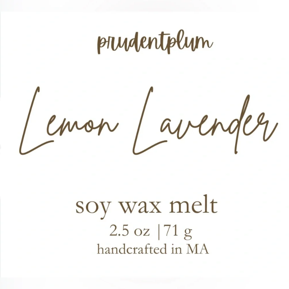 Lemon Lavender Soy Wax Melt 2.5 oz | Melts For Wax Warmer
